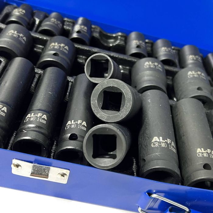 Набір ударних головок низьких та високих 1/2 35од. (10-32мм)