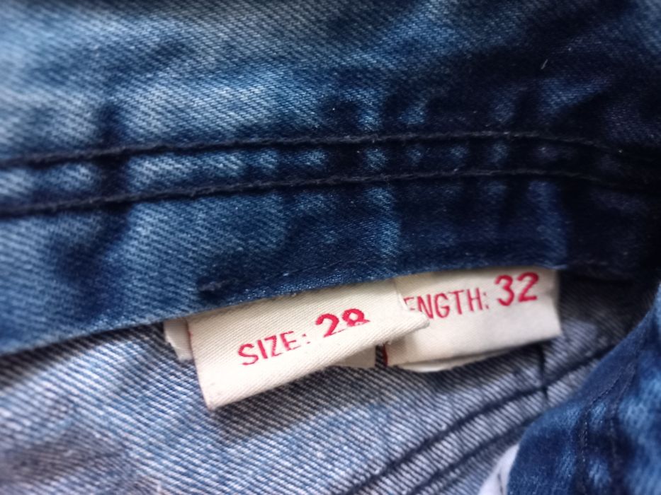 Джинси сropp прямі  straight 28 32 regular