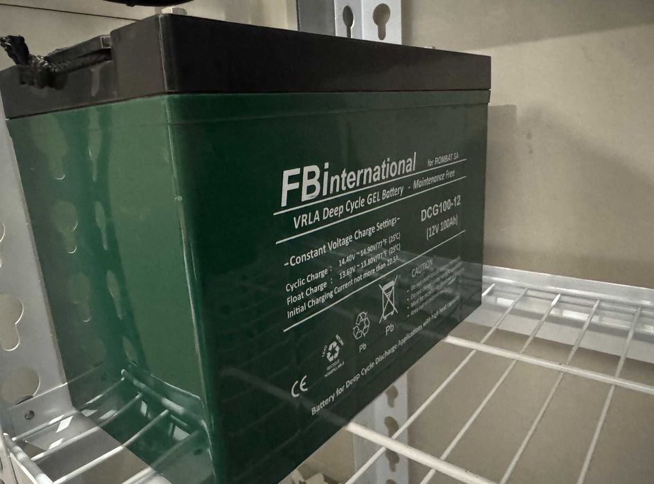 Акумулятор ГЕЛЕВИЙ - FB International DCG100-12 (12В 100Аh) АКБ