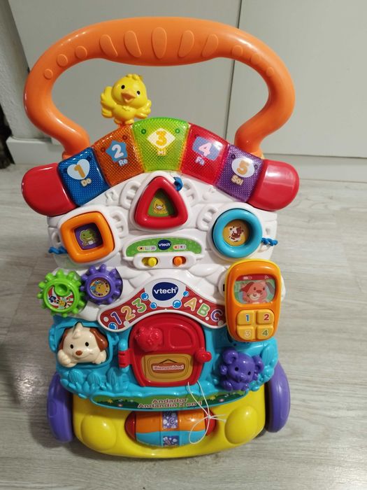 Andador/ andarilho interativo 2 em 1 da Vtech
