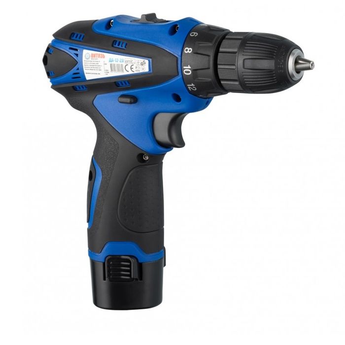 Шуруповерт Дрель Витязь 12В 2Акум Кейс Бита Зарядное