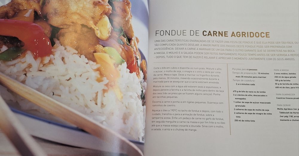 O livro do fondue 100 receitas