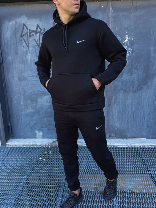 Спортивний костюм чоловічий зимовий Nike (кофта + штани) S M L XL XXL