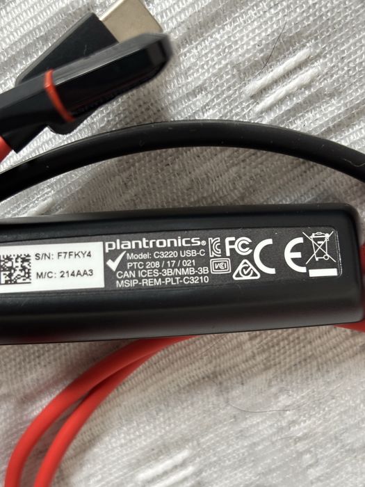 Headset Plantronics C3220 NOVOS