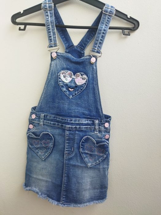 Ogrodniczki spódniczka  122/128