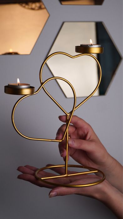 Porta-Velas Feito à mão  - Vendo em bulk tambem !!