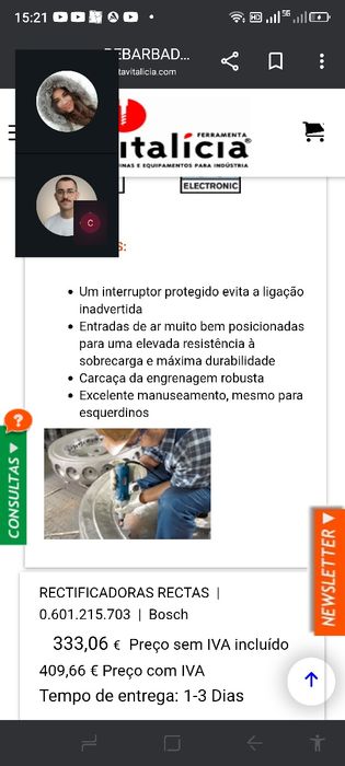 Retificadora Reta bosch GGS 27 LC