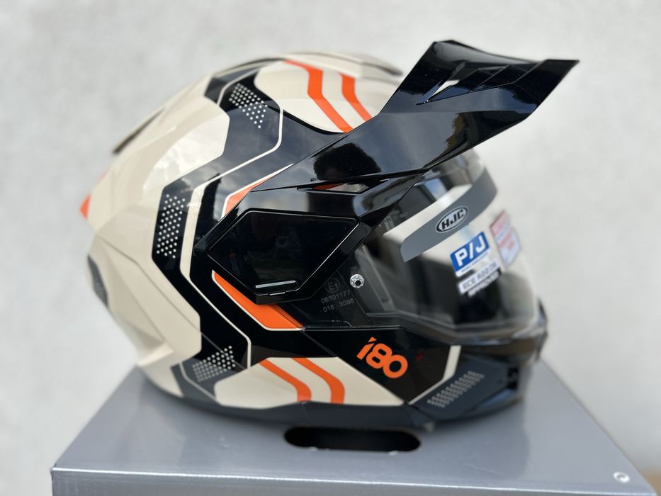 Kask motocyklowy szczekowy adventure HJC i80 Velly rozmiar XL, Blenda!