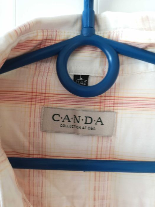 C&A Canda koszula w kratę bawełna 41/42/L