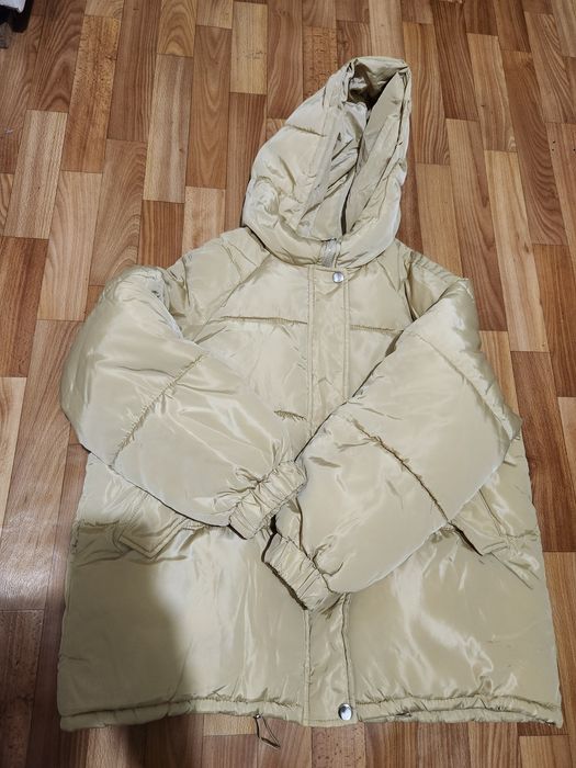 Куртка зимова бежево- золотиста