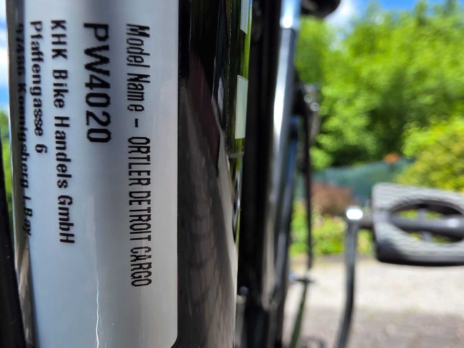 NOWY Rower Miejski ORTLER DETROIT CARGO | Stan Idealny | 6 Biegów