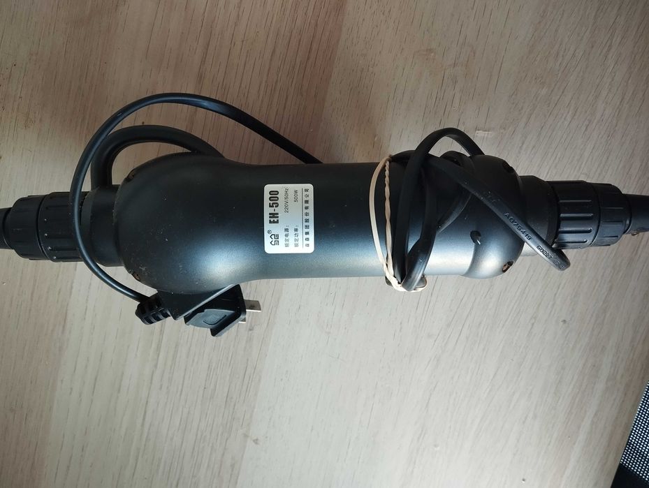 Aquecedor externo para aquário de EH-500, 500W, Usado