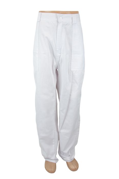 spodnie długie ubranie robocze białe rozmiar m