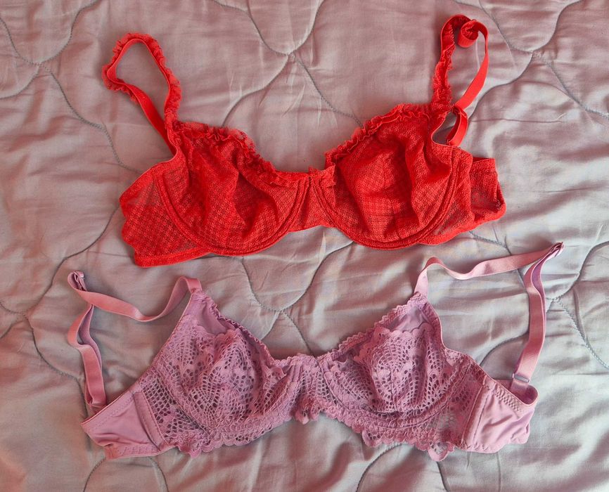 Dwa staniki biustonosze B80 jak nowe