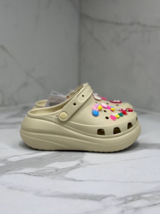 Crocs platform дитячі крокси з джибітс / кроксы детские  W6/36 розмір