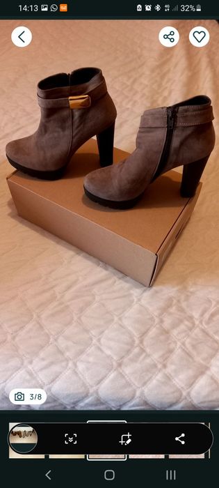 Botas senhora camurça