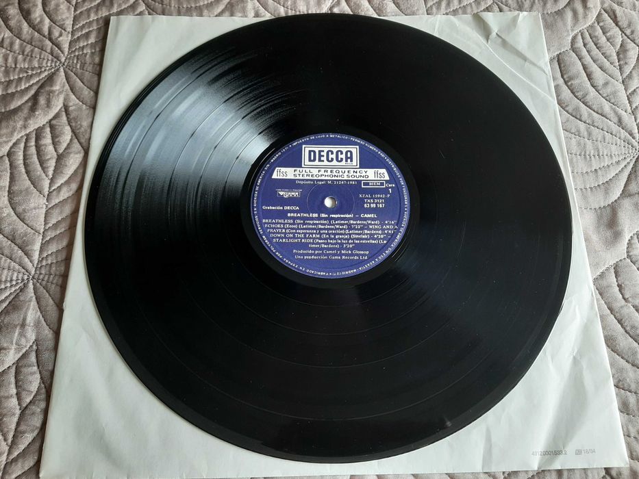Camel - Breathless - Espanha - Vinil LP