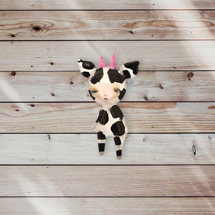 Broszka Krówka Misiuro