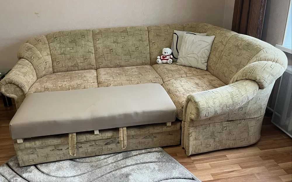 Кутовий диван, розкладний + крісло