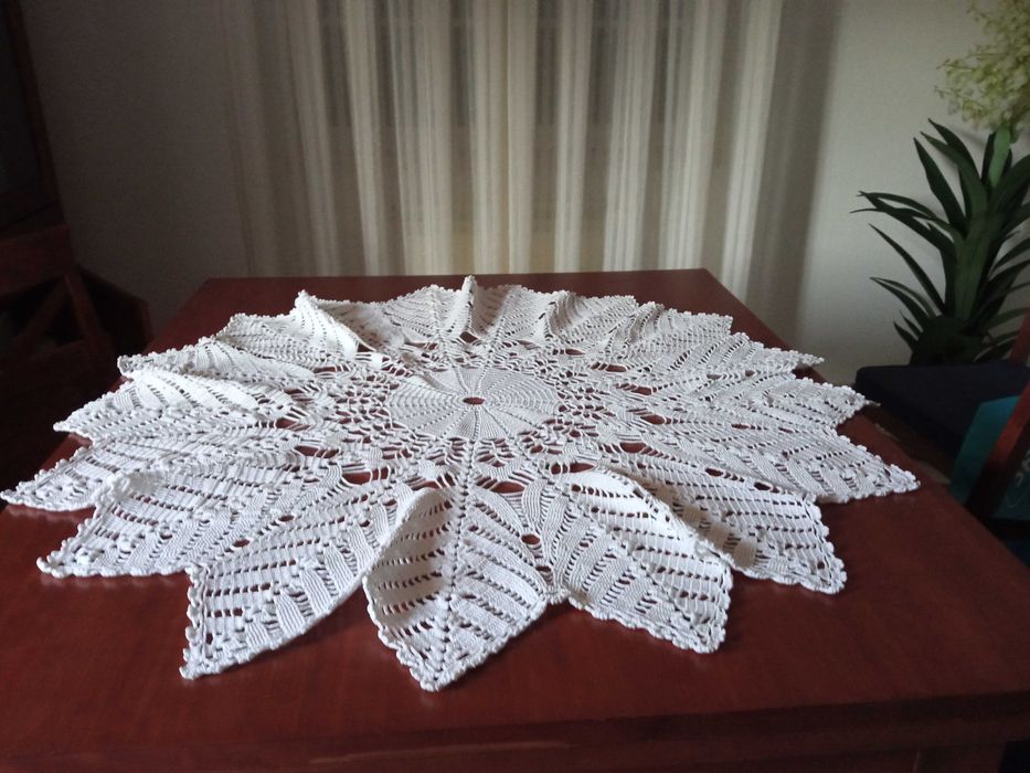 Toalha de crochê