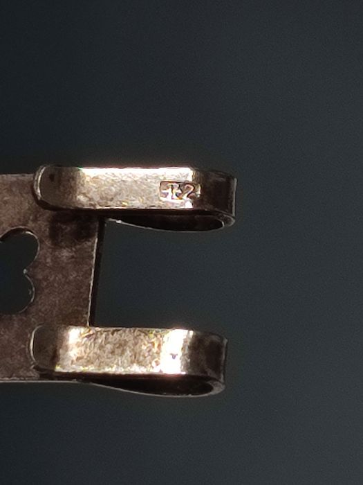 Винтажный серебряный браслет 17г