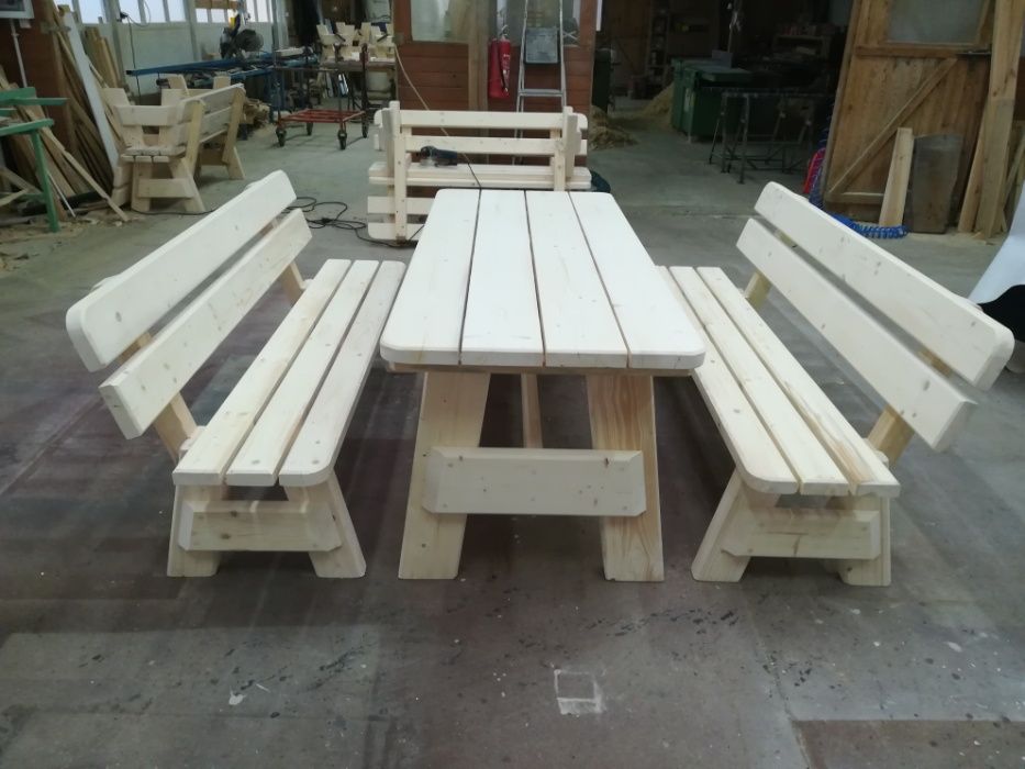 Zestaw ogrodowy, stół, ławki, meble ogrodowe,