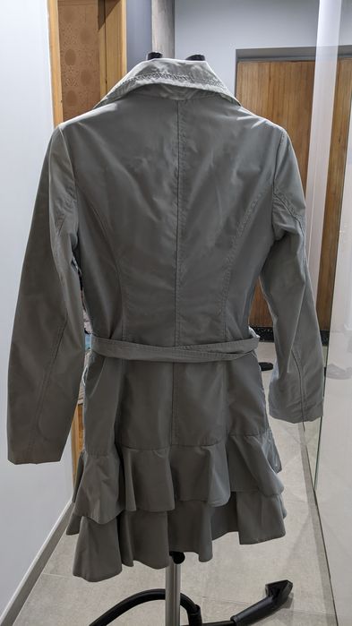 Женственный тренч жемчужного цвета Snow Owl