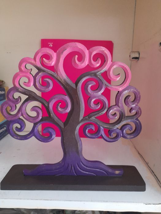 Quadro redondo Árvore da Vida, 40cm Diâmetro