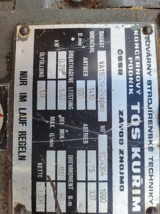 Silnik elektryczny  motoreduktor