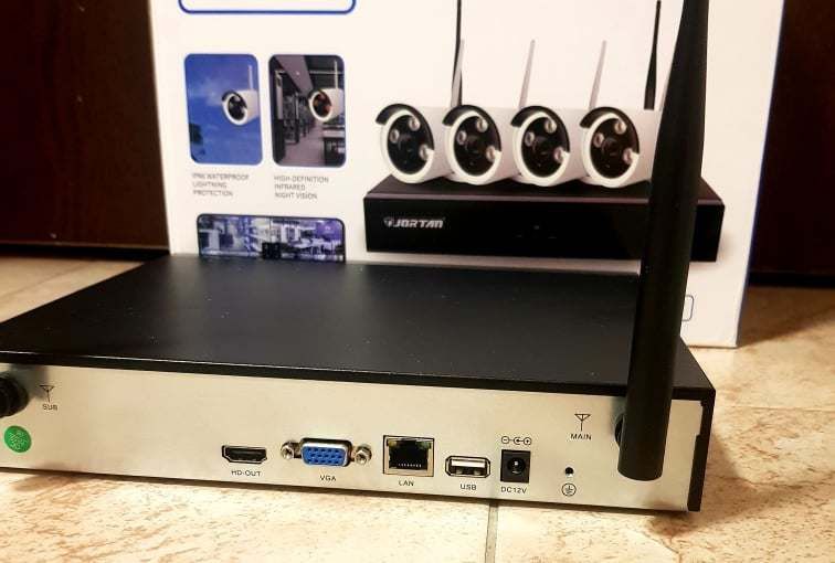 Zestaw monitoring 4 kamery