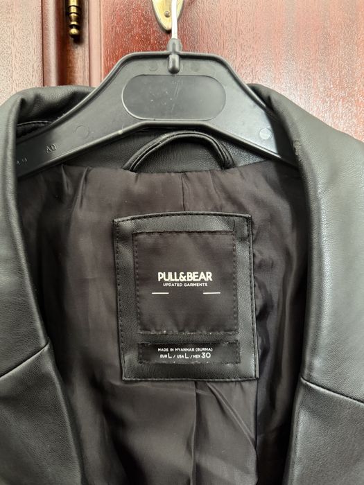 Blazer de cabedal Pull & Bear