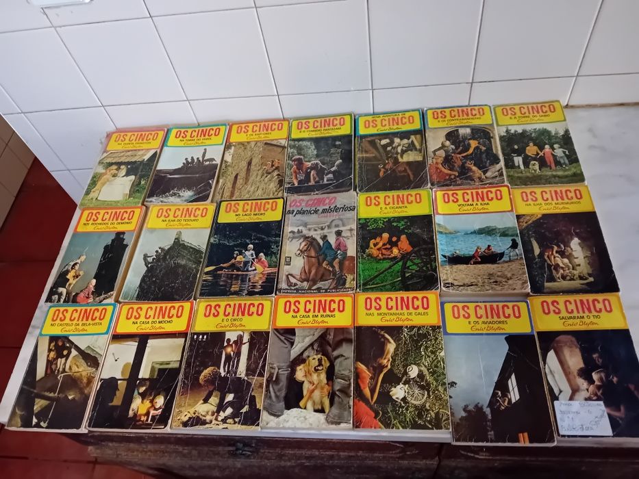 Conjunto de 21 Livros Colecção Os Cinco