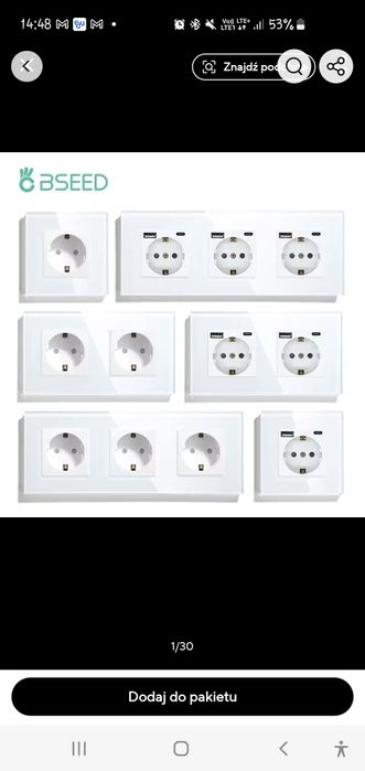 gniazdka USB Delviz + gniazdo zasilania AC 110 ~ 250