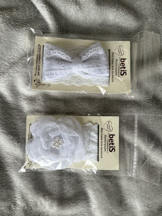 Повʼязки на голову для дівчинки нові