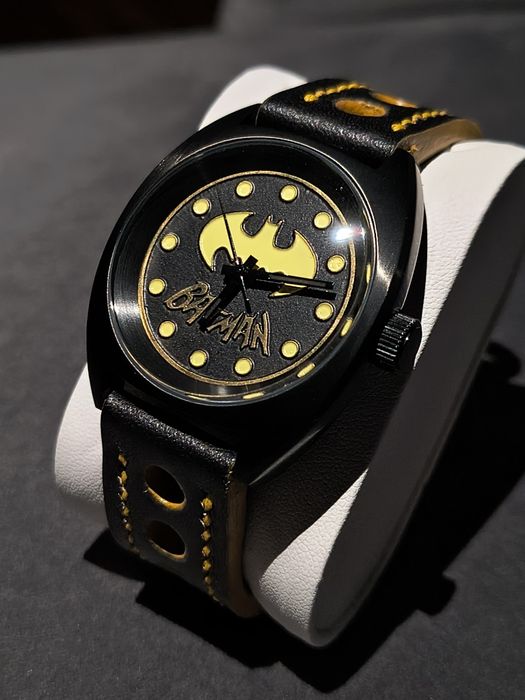 Zegarek męski BATMAN automatyczny custom Seiko mod