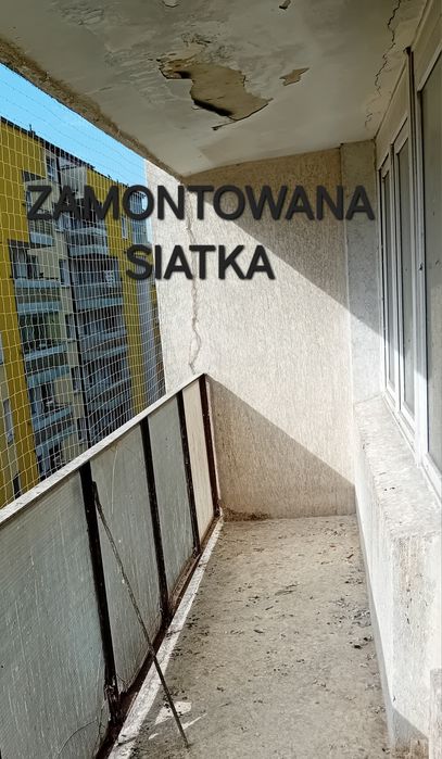 Siatka zabezpieczająca balkon, siatka dla kota