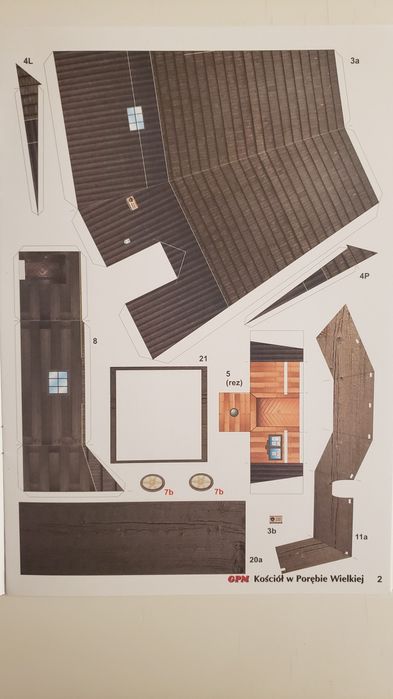 Model kartonowy do sklejenia