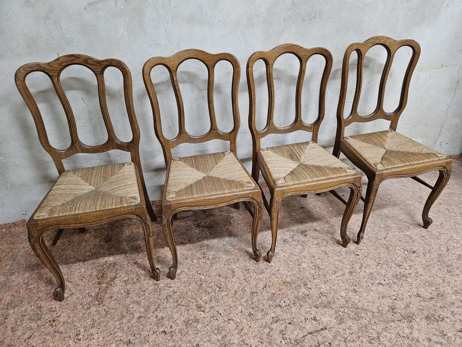 Ładne krzesła ludwikowskie 4 sztuki /