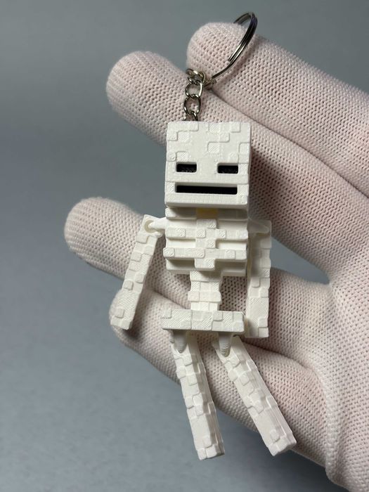 Брелок Майнкрафт (Minecraft)— Крипер, Скелет, Ендермен та Павук