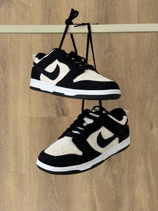 Оригинал Nike Dunk Low Retro SE Panda Monium Suede (IB2990 100) оригінальні найк данк замшеві