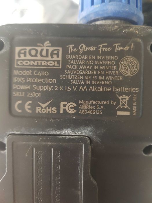Rega automatica controlador digital
