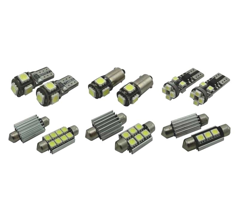 KIT COMPLETO 12 LAMPADAS LED INTERIOR PARA VOLKSWAGEN VW GOLF 7 MK7 MKVII GOLF GTI SPORTWAGEN 14-