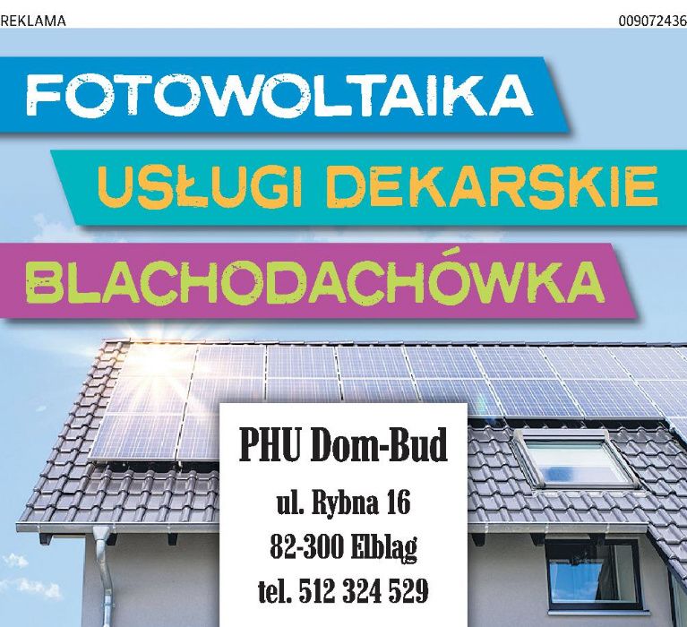 Usługi dekarskie - montaż dachów