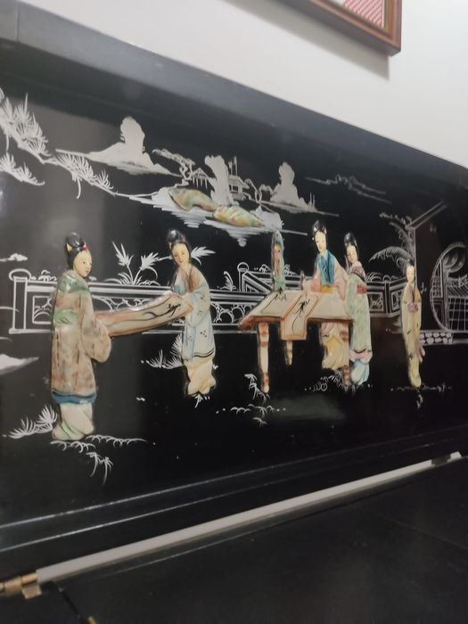 Conjunto Moveis chineses madre pérola