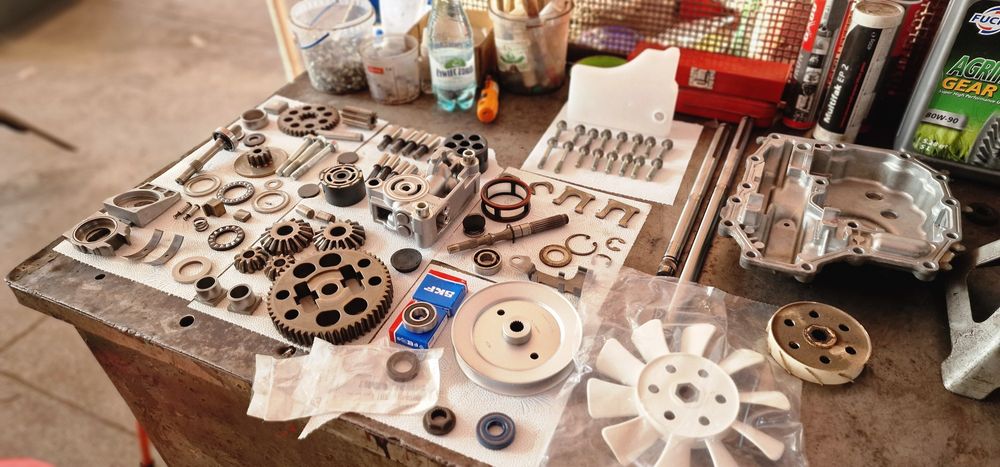 Regeneracja skrzynia traktorek kosiarka hydro Tuff Torq k46 automat