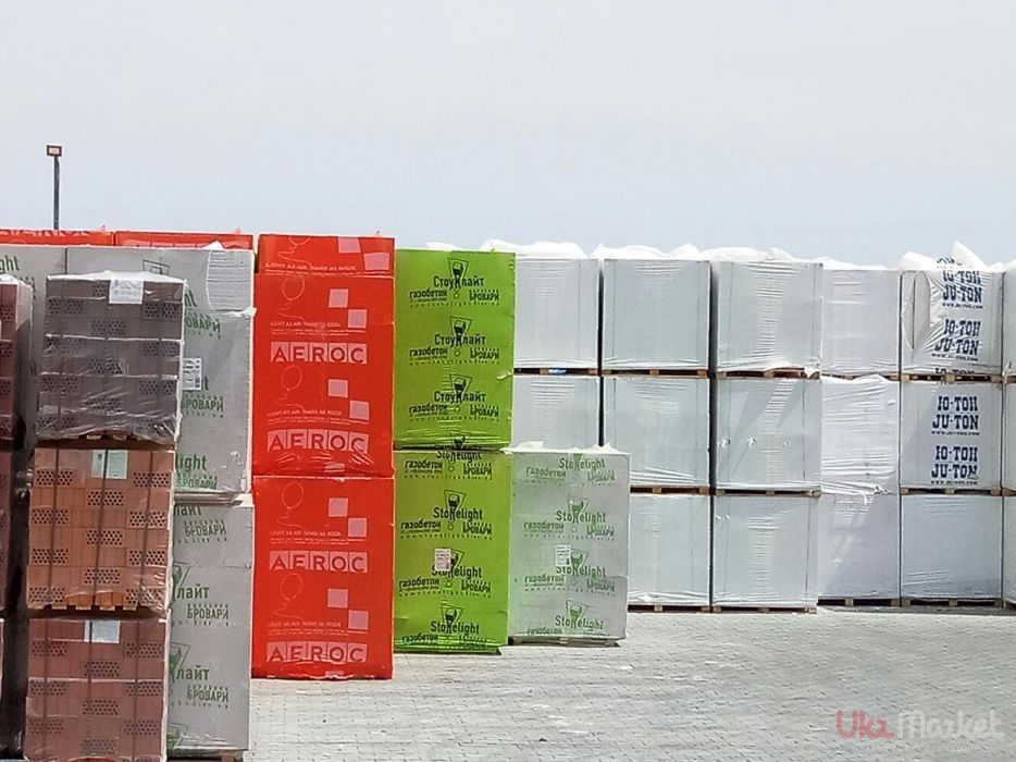 Газобетон Аэрок,Каховка,Ютон и ЮДК! Акция! Лучшая цена в Одес