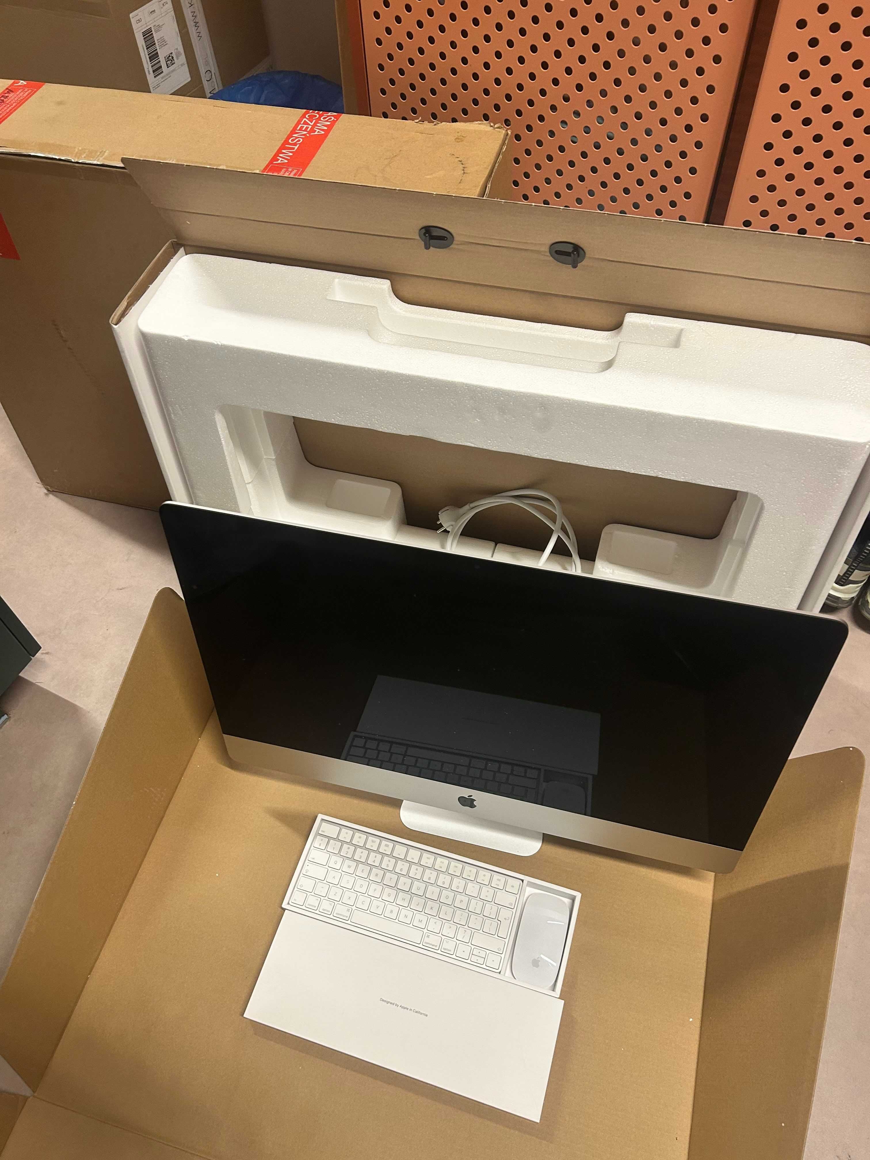 Imac 27 cali - i9 radeon pro 580x - 64gb ram = 512gb SSD