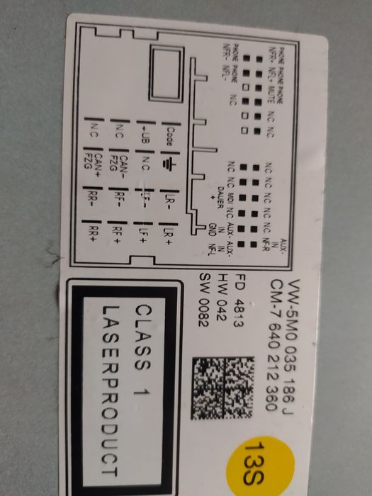 Radio samochodowe Volkswagen Tiguan
