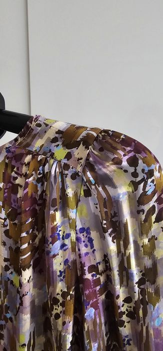 Połyskująca bluzka jedwab wiskoza M 38