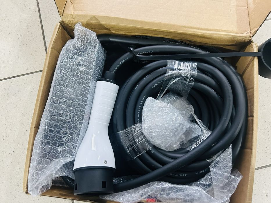 Розпродаж! EV Charger 32A Type1 Туре2 GBT Зарядка 7 КВ 5м и 10м кабель